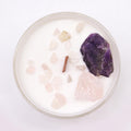 bougie chakra troisieme oeil pour intuition et clairvoyance