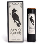 Bougie rituelle apaisement et guérison Raven's Remedy parfum lavandeet fenouil avec coffret élégant Ancient Witch
