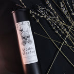 Bougie rituelle Gothic Garden avec accessoires de rituel et éléments naturels pour purification