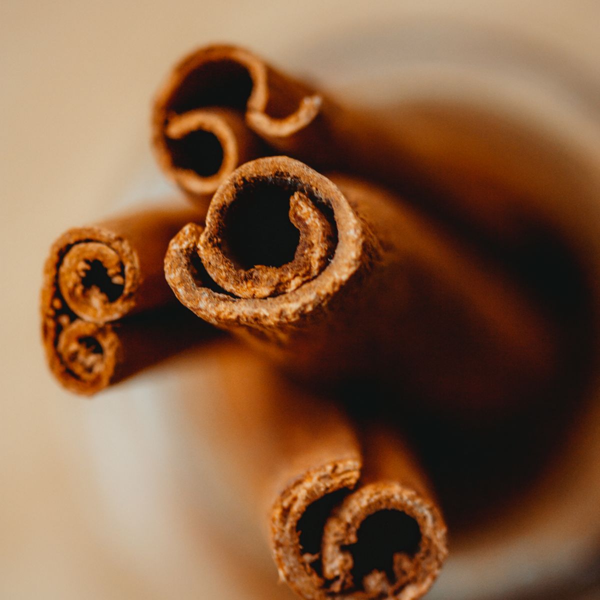 Bâtons de cannelle, gros plan