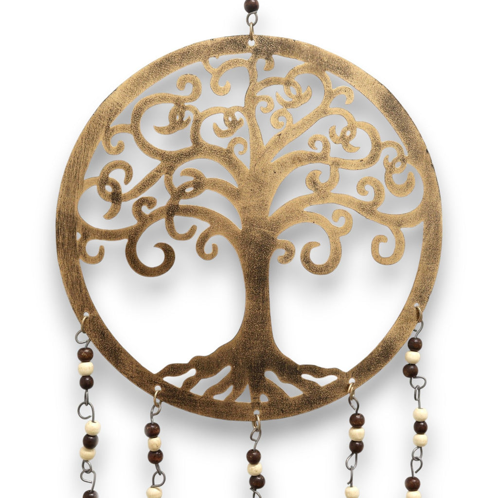 Carillon arbre de vie suspendu, décoration zen et énergétique pour intérieur ou extérieur