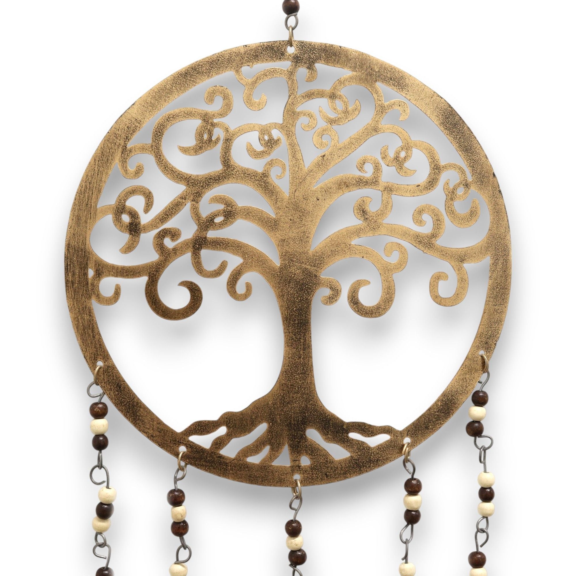 Carillon arbre de vie suspendu, décoration zen et énergétique pour intérieur ou extérieur