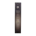 Boîte d’encens smudge cristal pyrite et senteur cannelle avec design céleste noir et motifs spirituels dorés