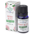 Flacon huile aromatique berry blitz avec son étui au design naturel, idéal pour diffusion et ambiance bien-être