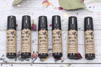 Collection de roll-on d'huiles essentielles 10ml pour romathérapie - Sommeil, Relax, Calme, Energie, Focus, Happy