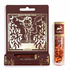 Roll-on tarot Le diable aux huiles essentielles avec pierre de jaspe rouge – parfum relaxant et apaisant.