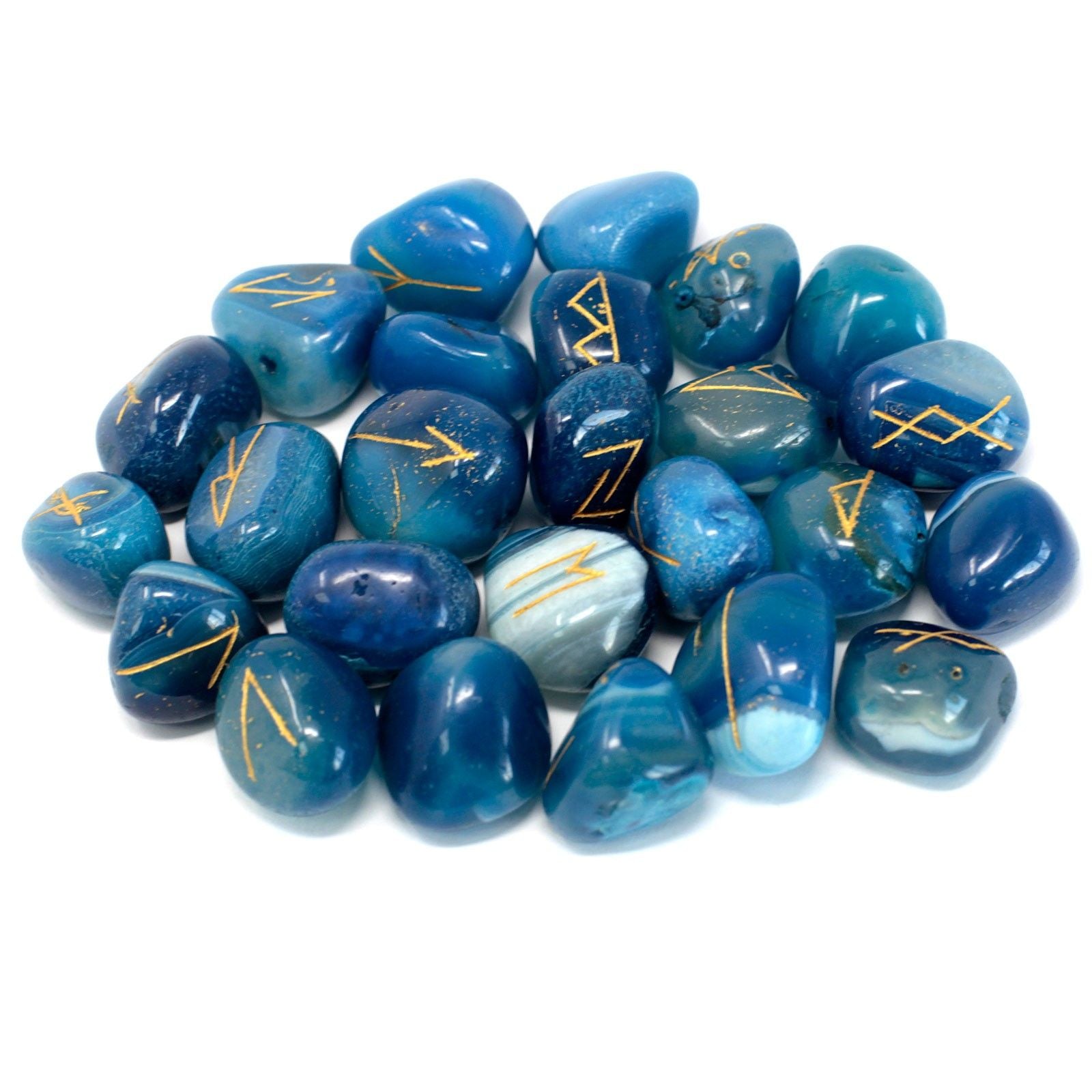 runes en blue onyx naturel pour stabilite emotionnelle